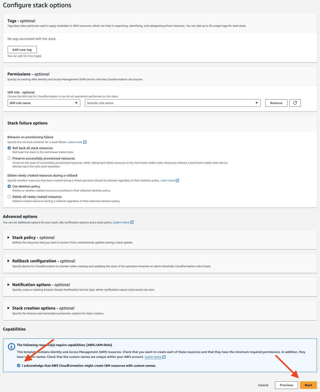 Stack Configuration